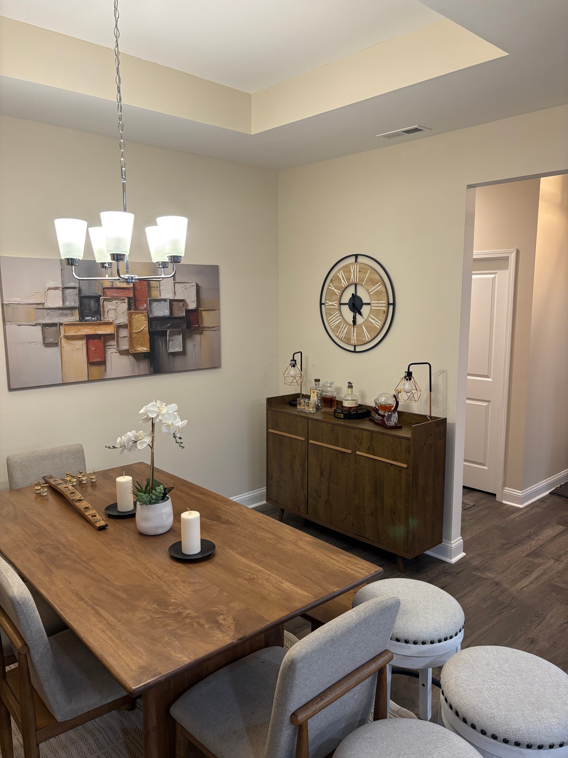 Professional interior painting project