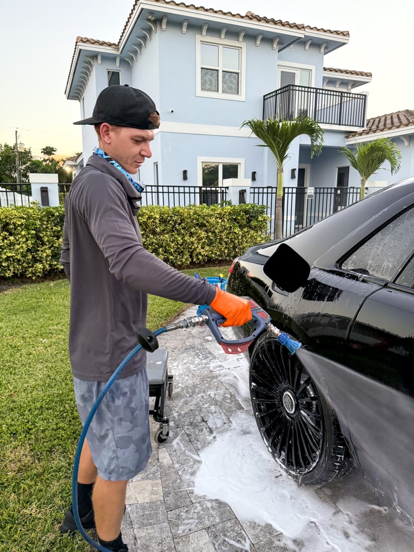 Jordan Mainero - Owner of Blue Foam Mobile Detailing