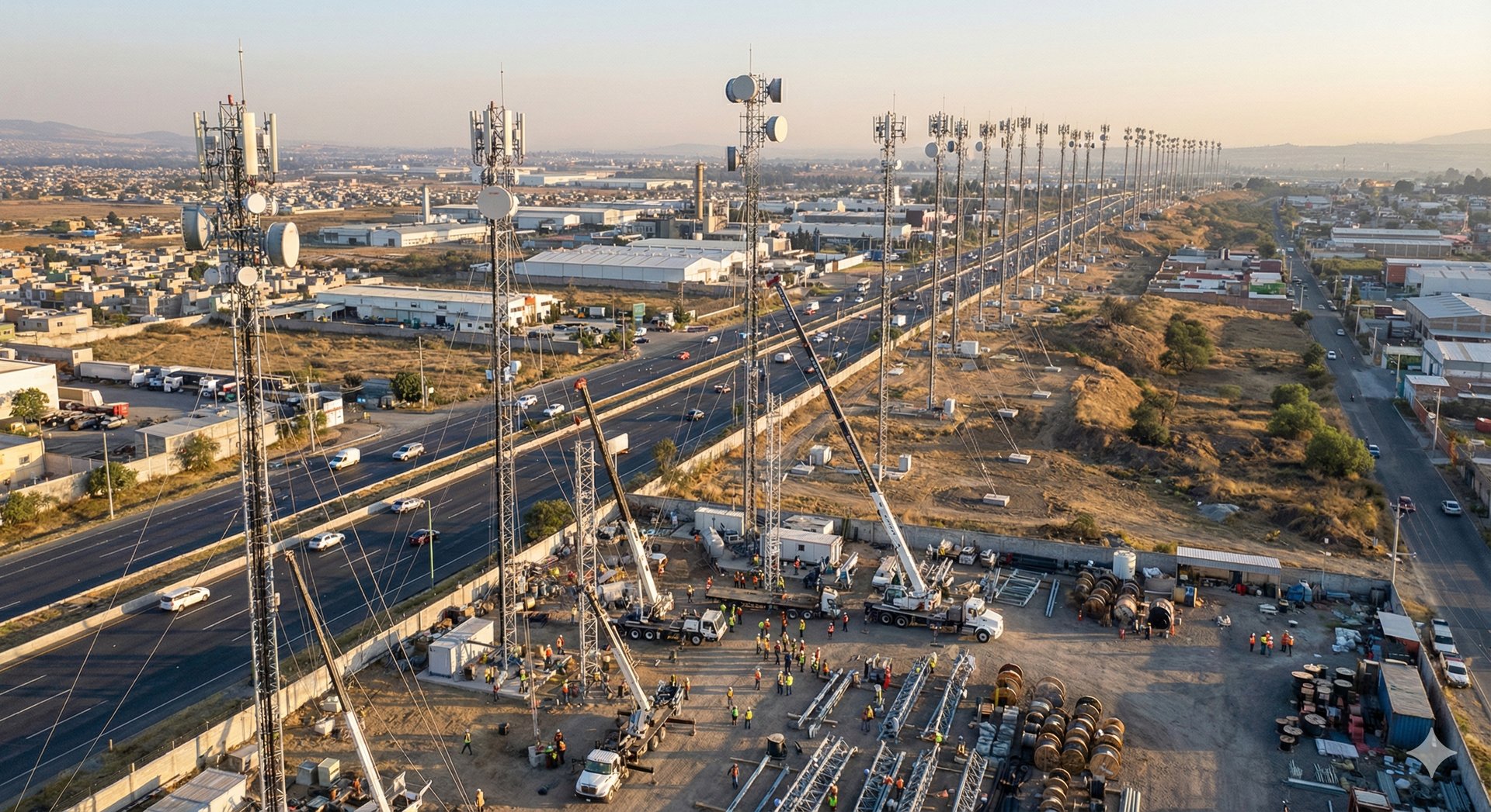 Torre de telecomunicaciones instalada