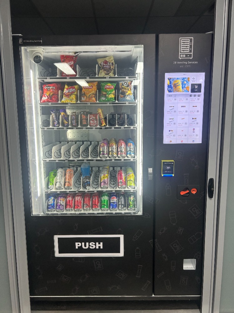 Avero Pro vending machine with large touchscreen