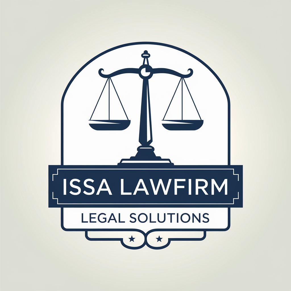Logo of Issa Lawfirm featuring a balance scale and the text 'Legal Solutions' below it.