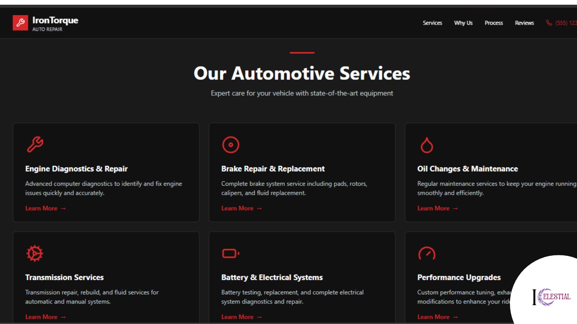 IronTorque Website Screenshot 3