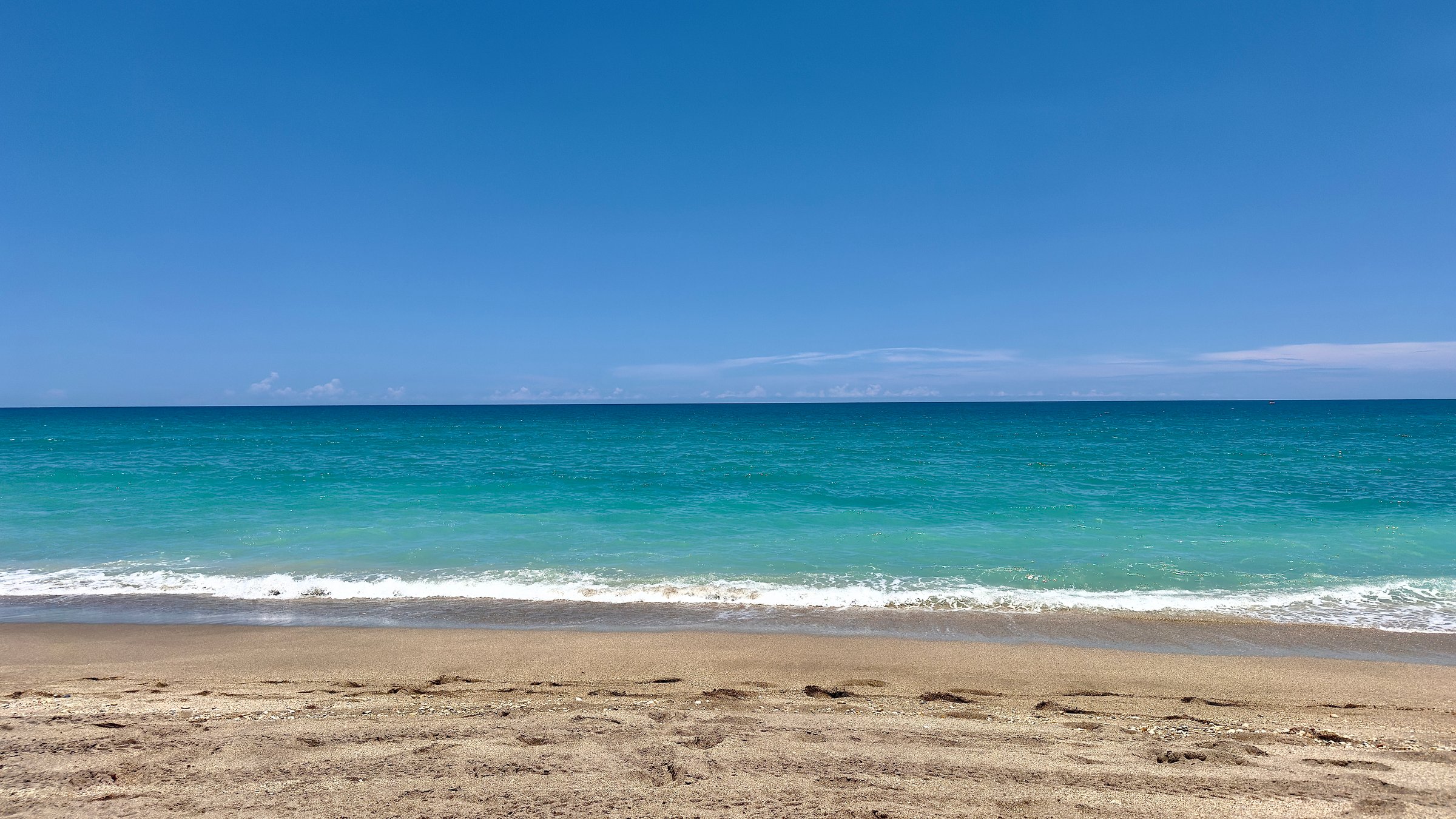 Beautiful tranquil ocean beach