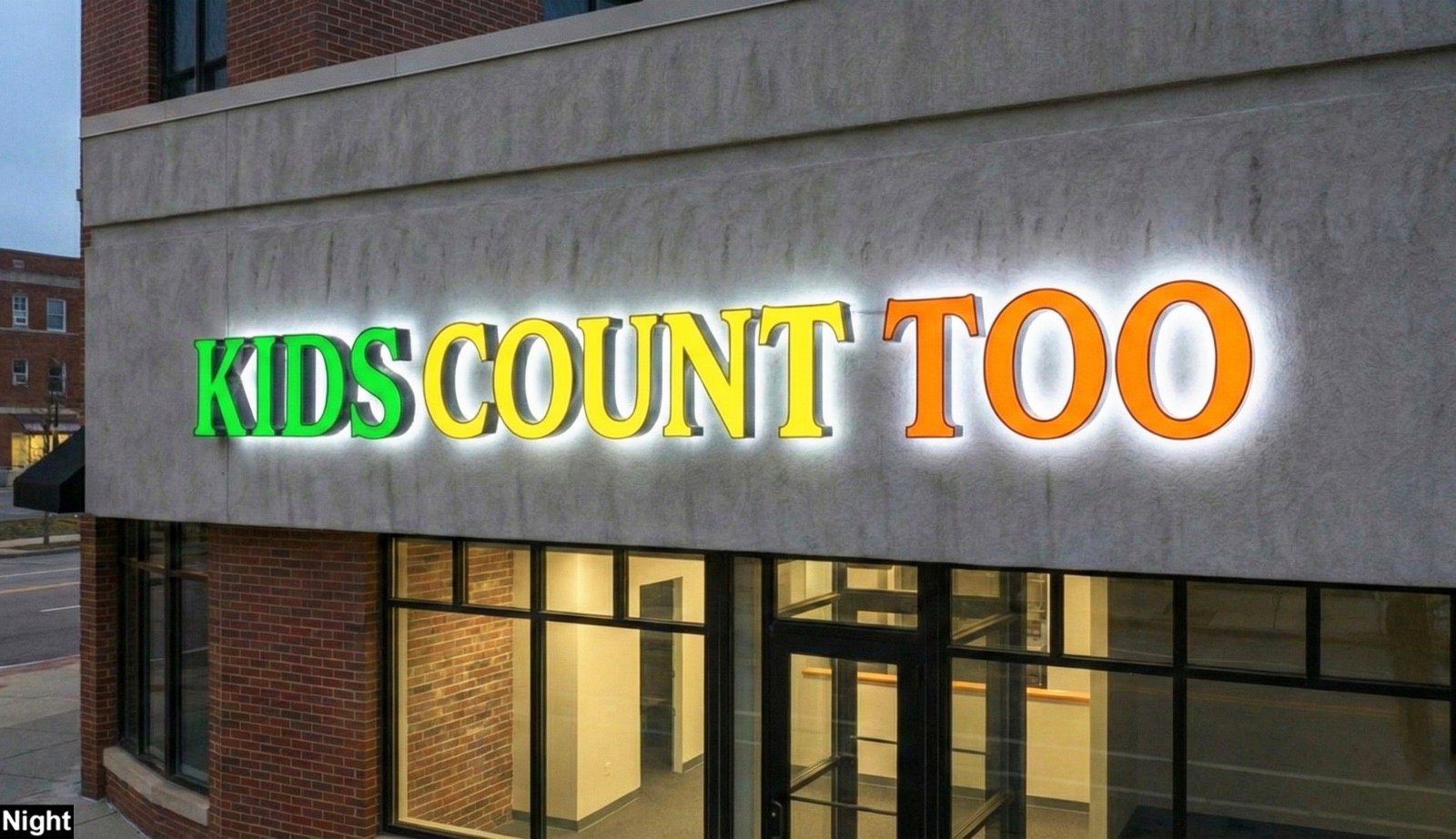 Illuminated channel letter sign installation by Sign Guy Signs