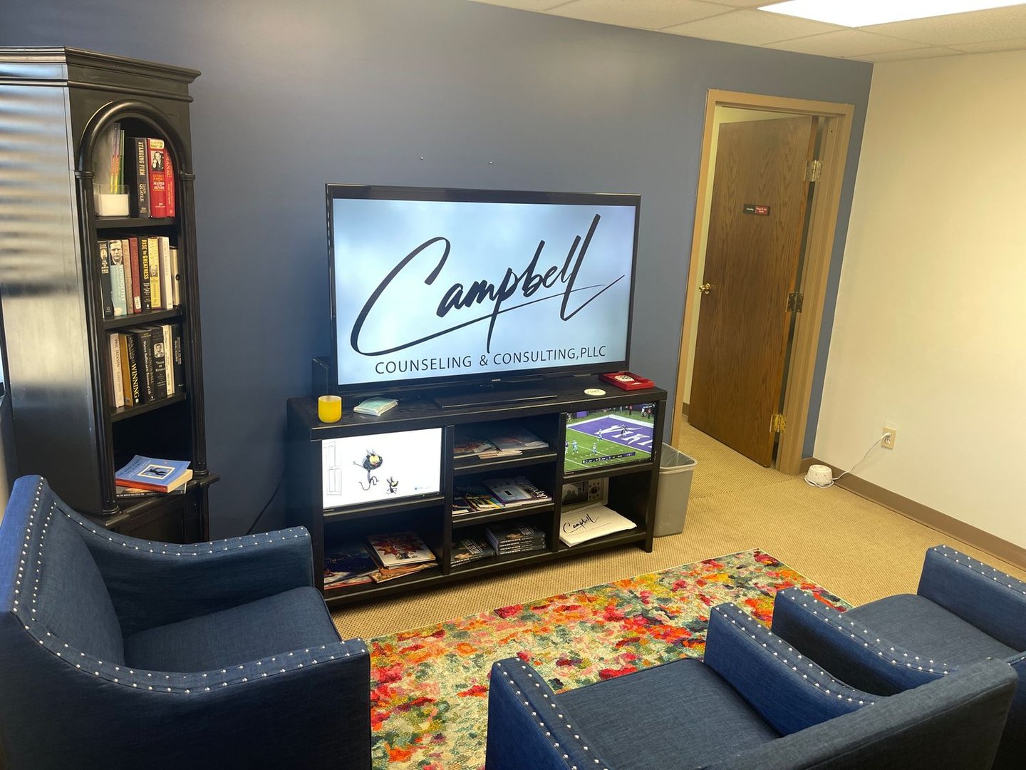 Campbell Counseling waiting room interior