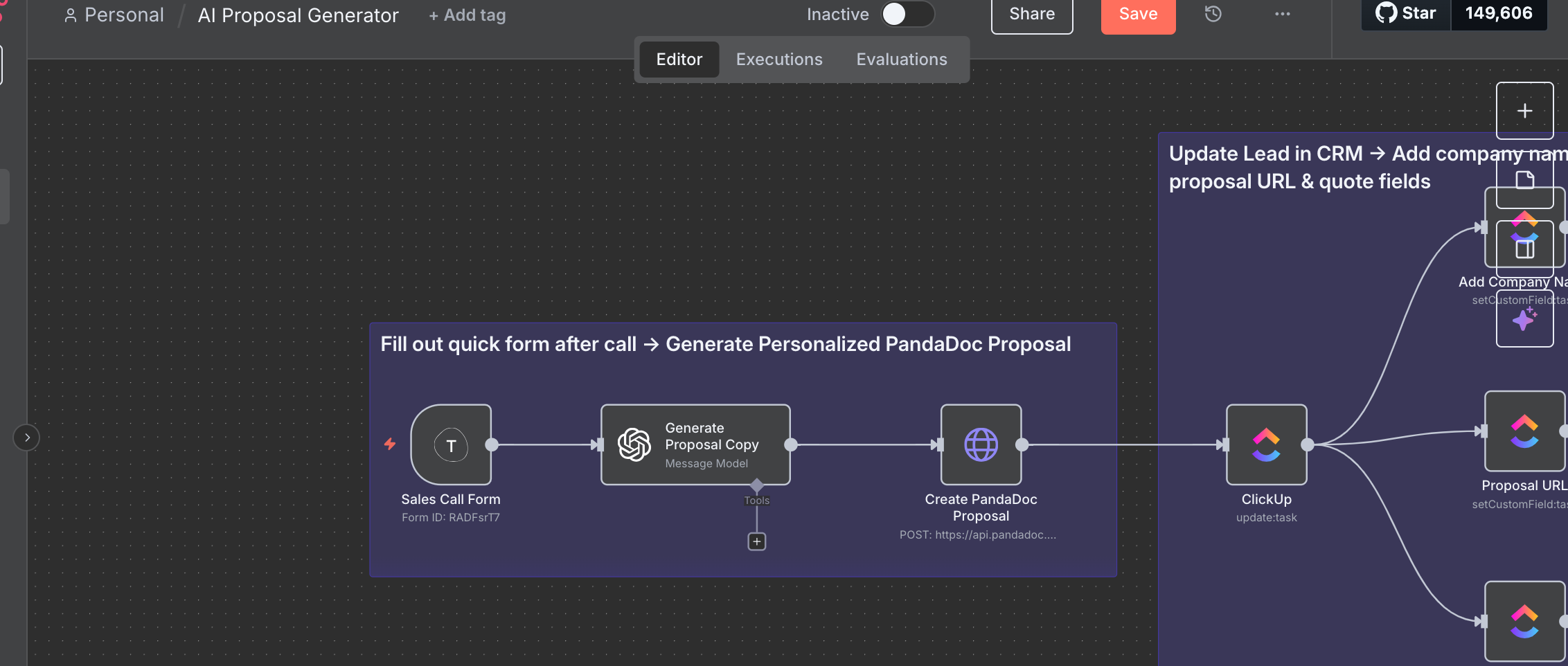 Proposal Generator System