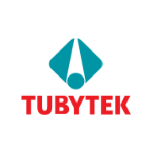 TUBYTEK logo with a teal geometric symbol above the red text "TUBYTEK."