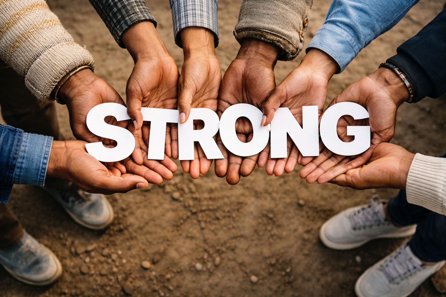 SPSF community members showing strength and unity