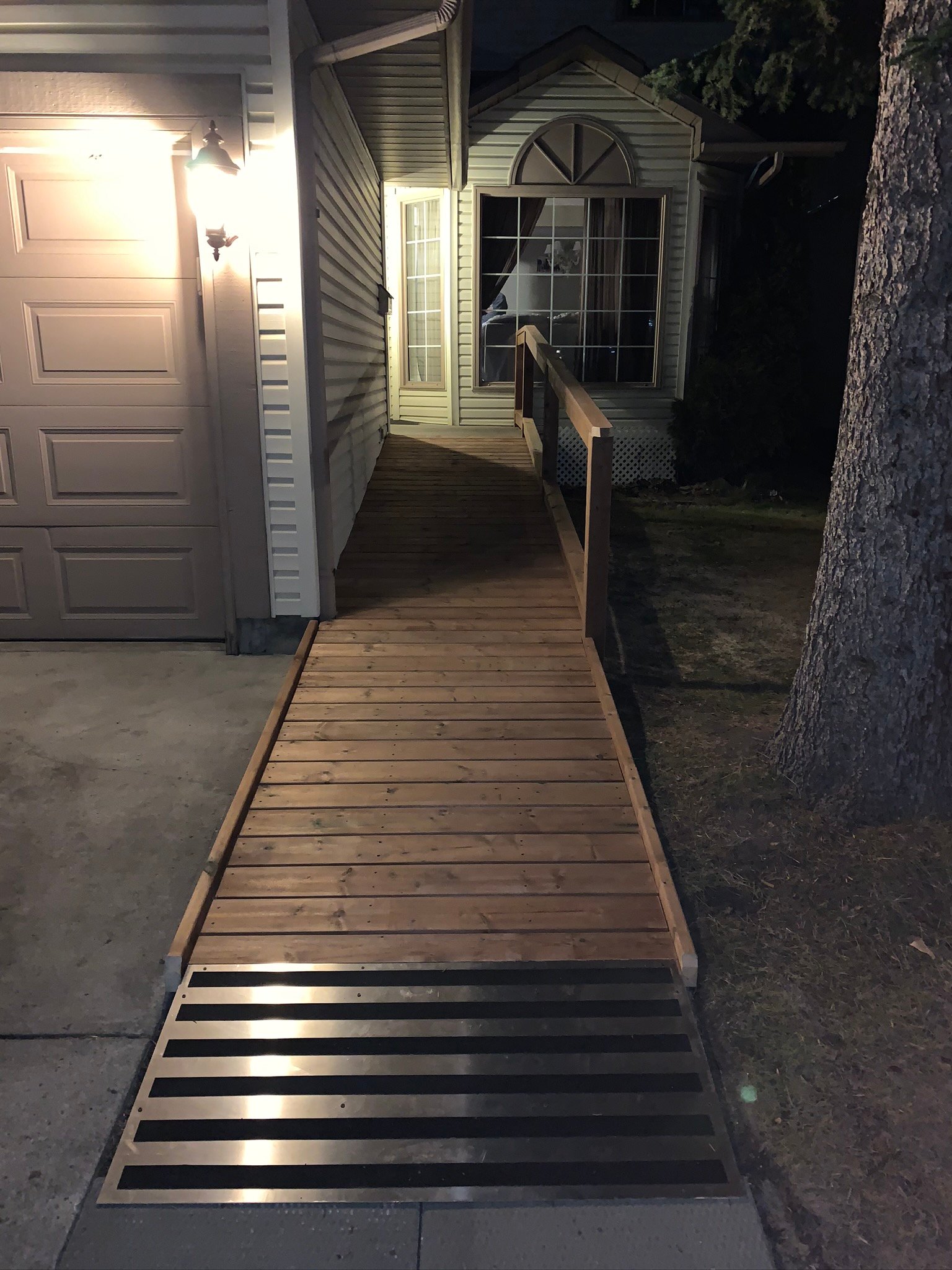 Ramp installation detail