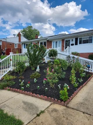 Beautiful residential landscaping