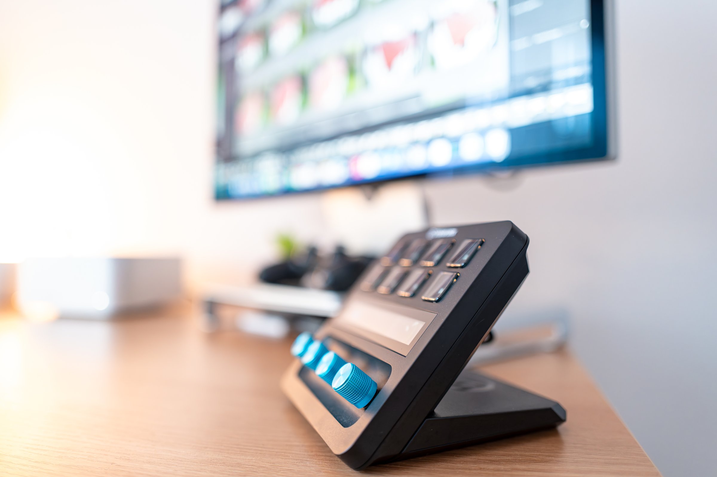 Video editing control panel