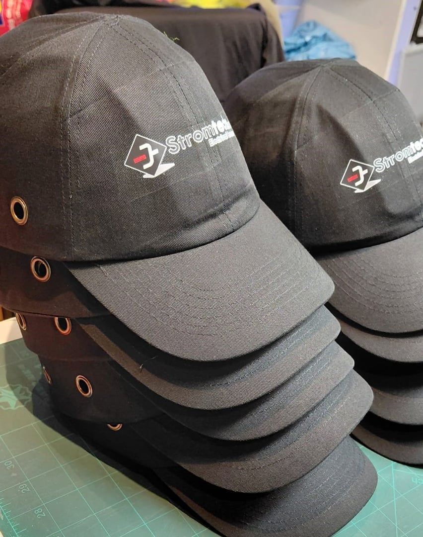 Workwear printing on hats