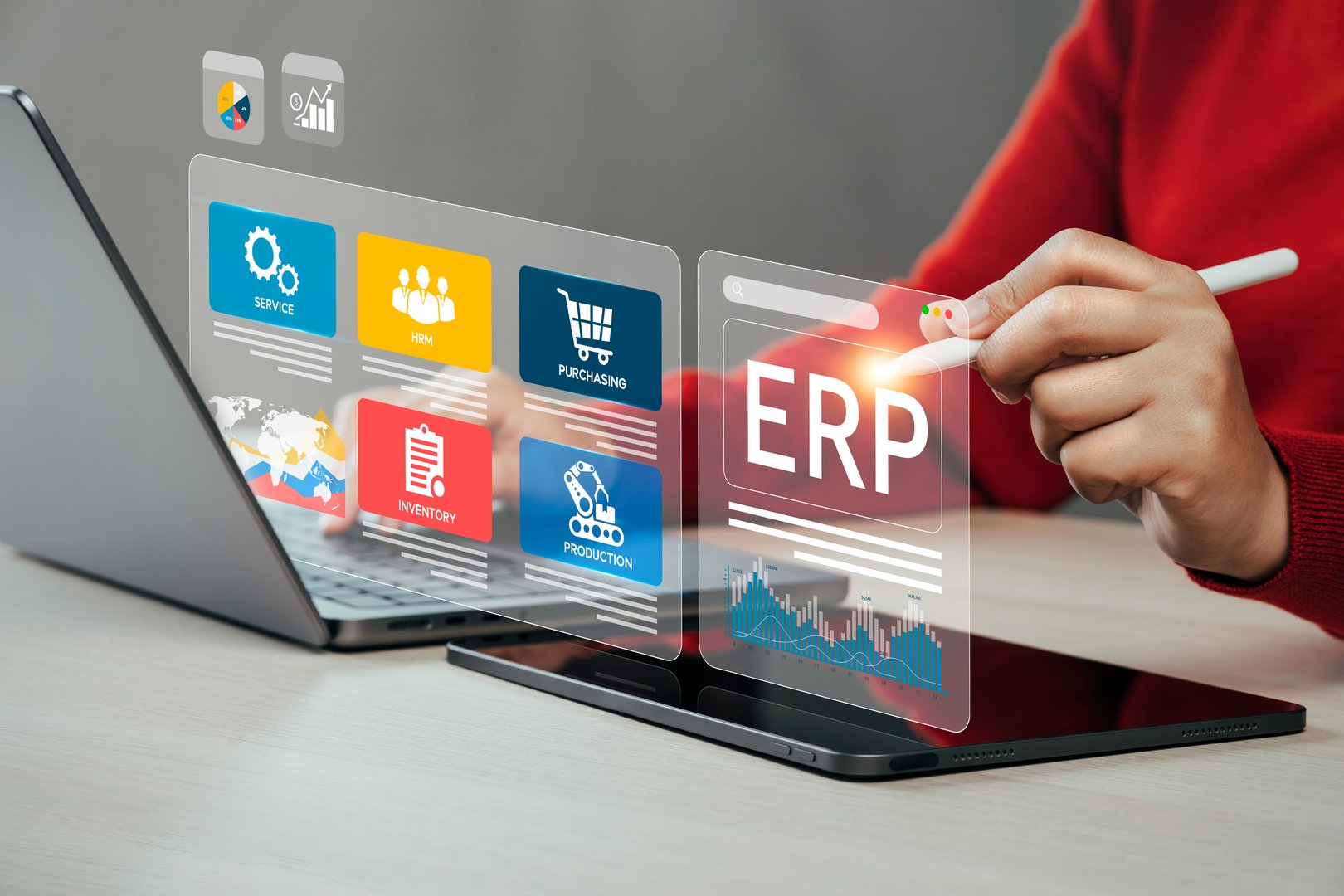 Power Apps ERP workflows and business automation solutions