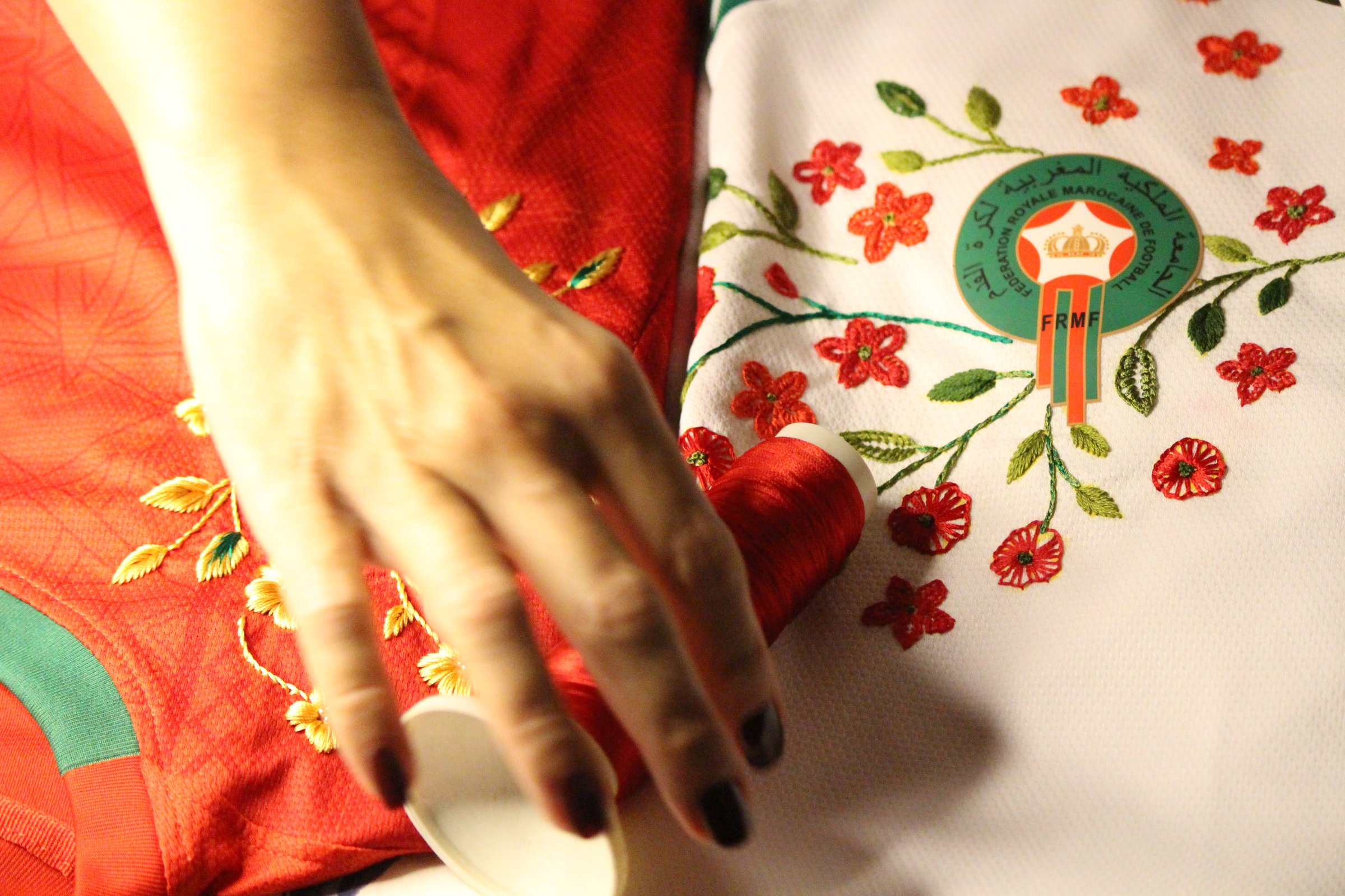 MissMaillot hand embroidery craftsmanship process