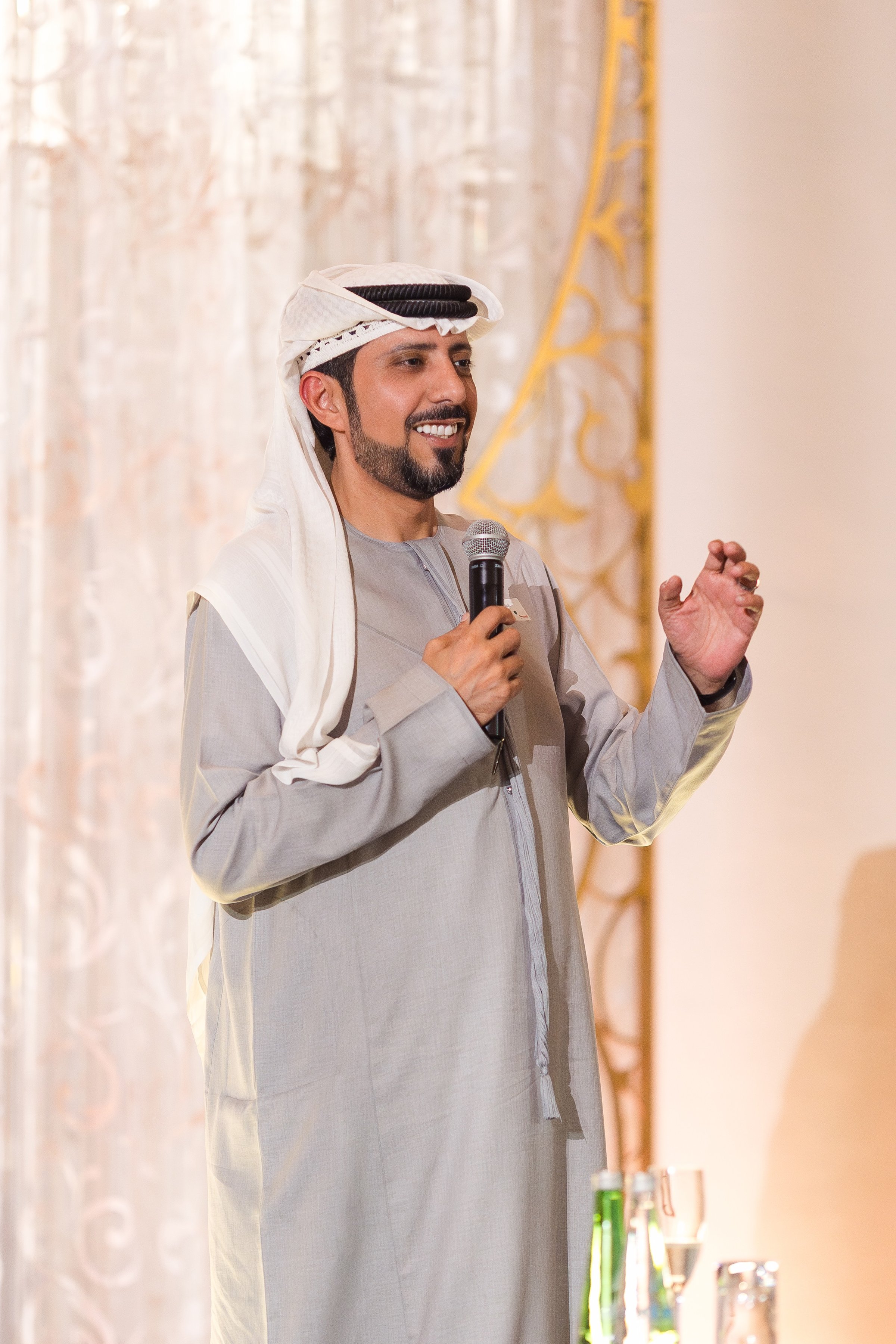 Dr. Sultan Alshaali presenting