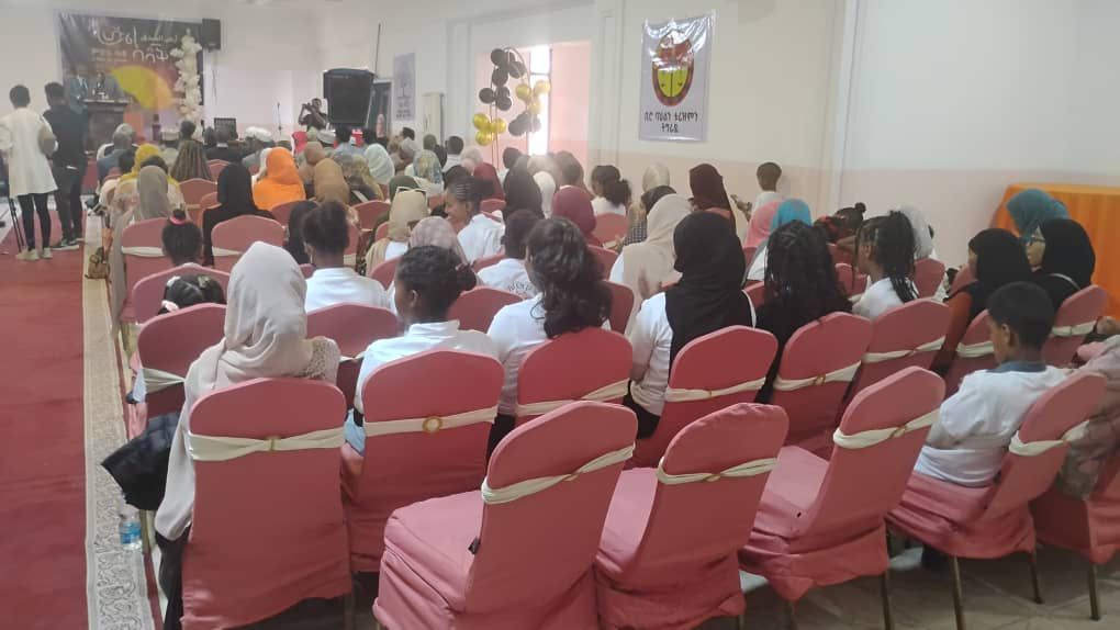 Girls studying at Al Nejashi Orphanage