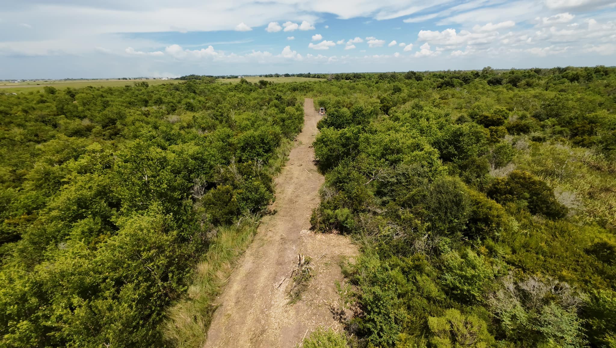 Completed land clearing project