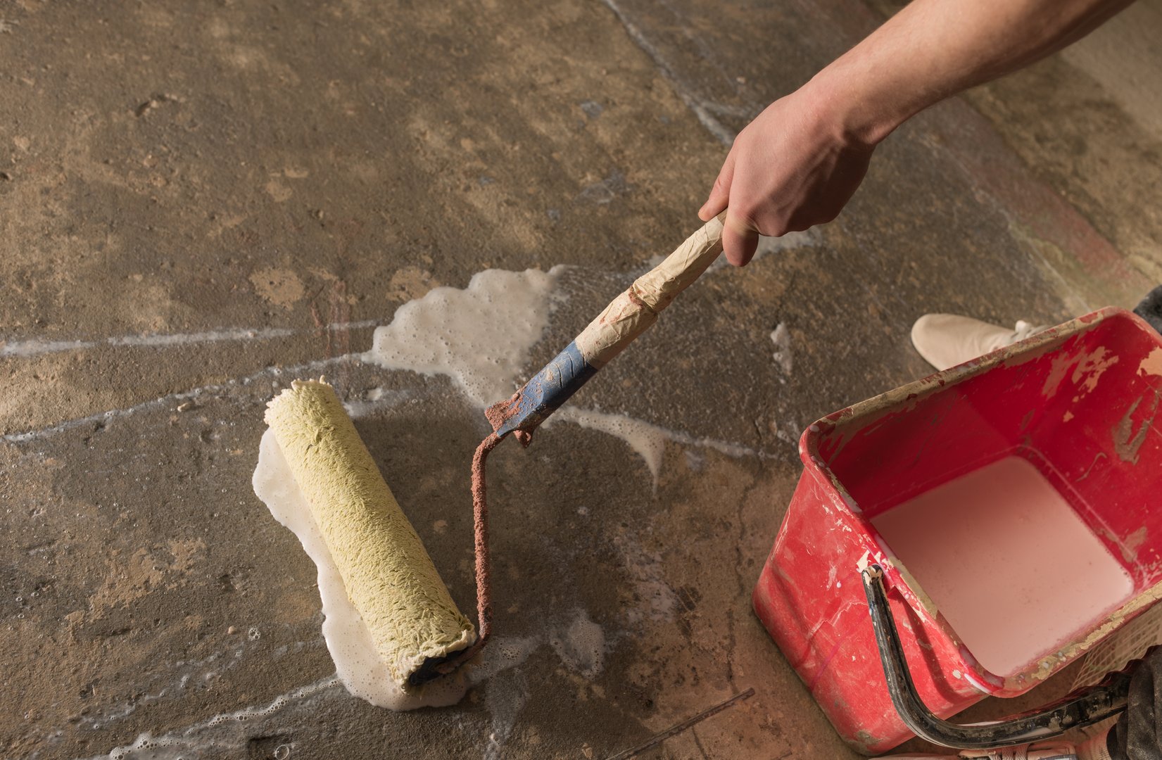 Professional tile installation