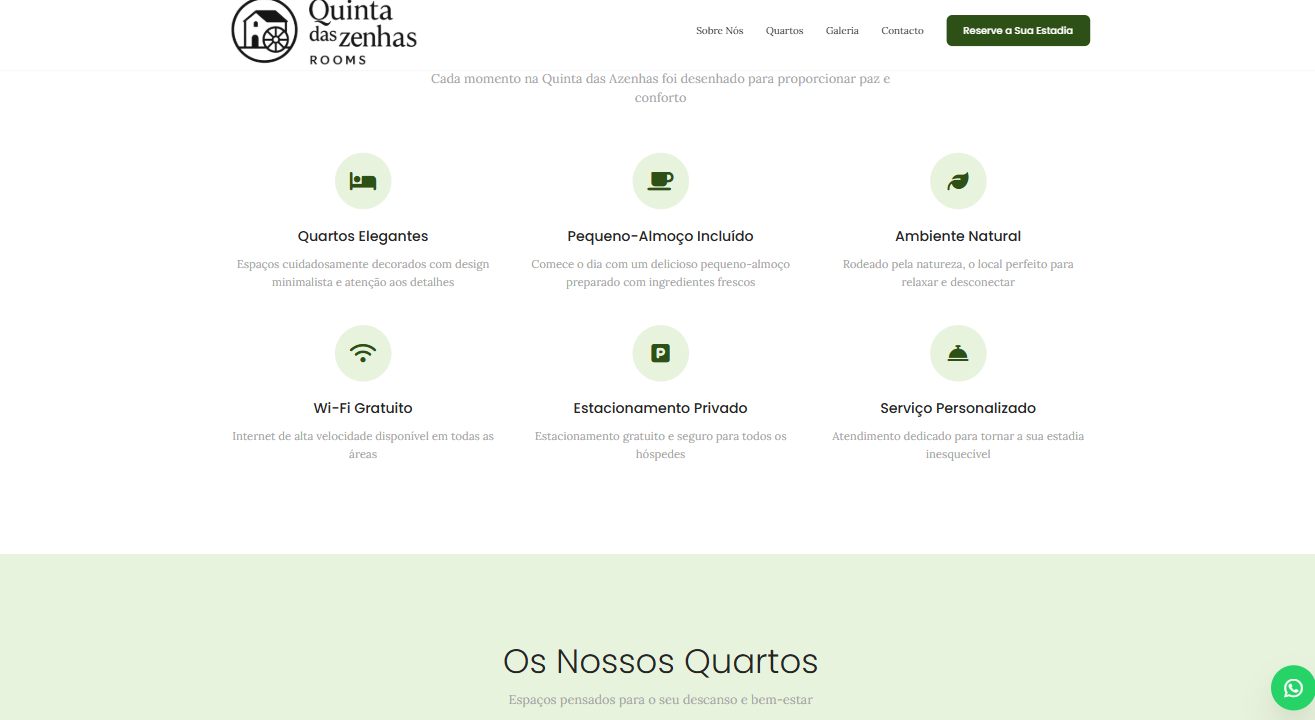 Website para Hotéis e Alojamentos