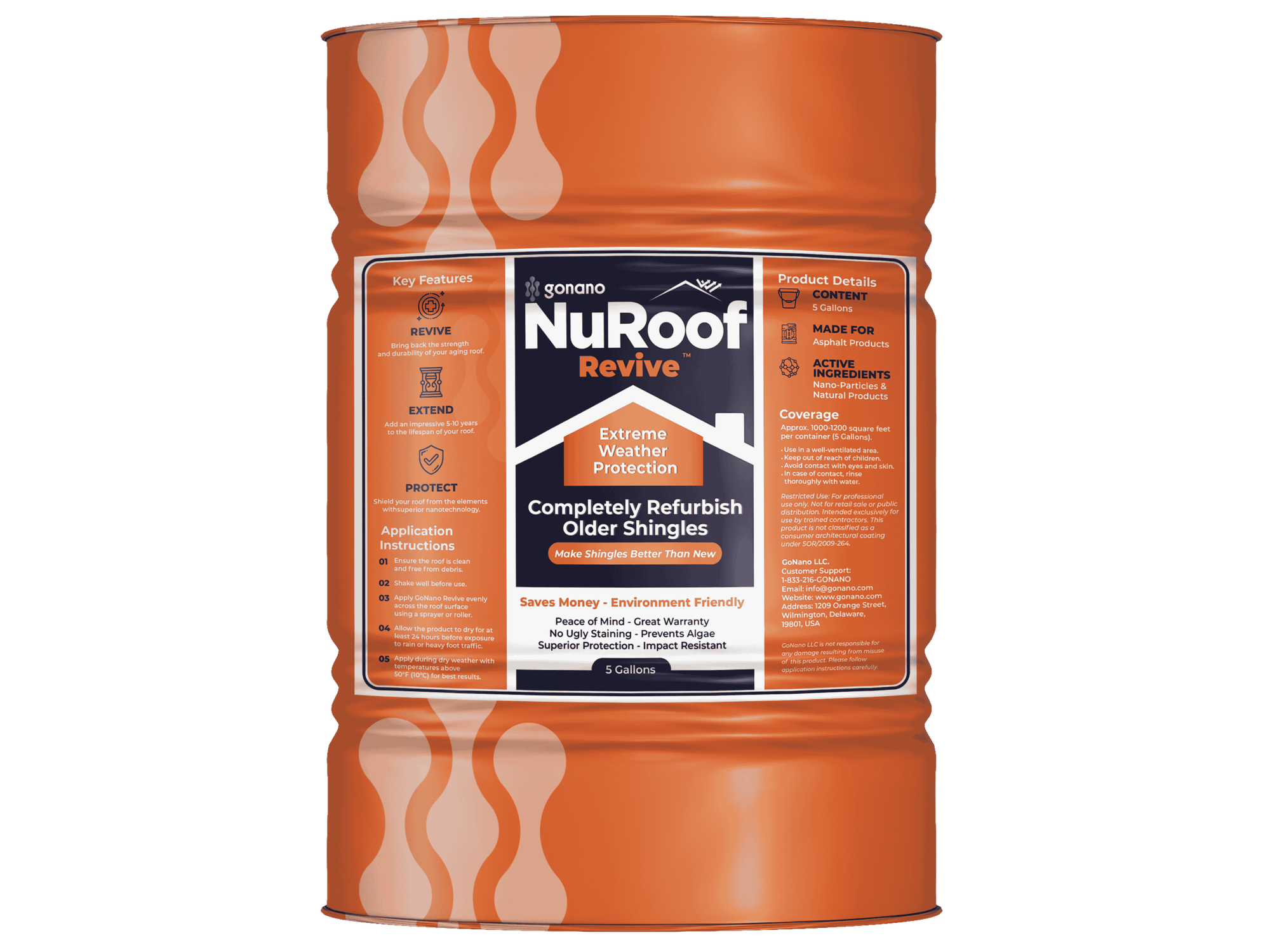 NuRoof Revive roof restoration service Chilliwack BC - rejuvenates aging roofs and adds 10 years lifespan