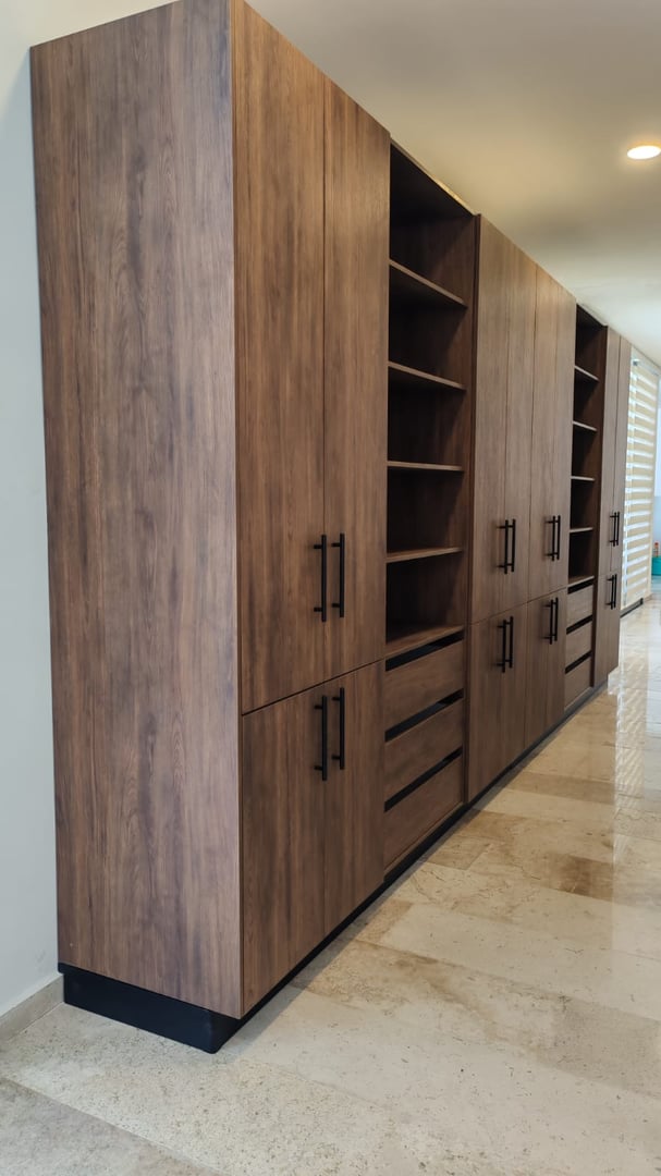 Closet elegante madera