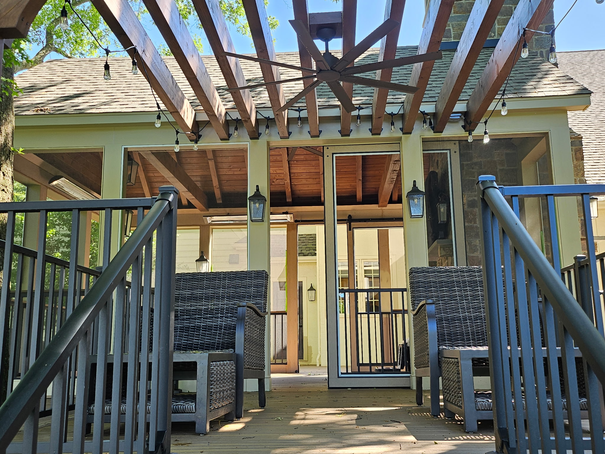 Living room interior painting project in Bucks County