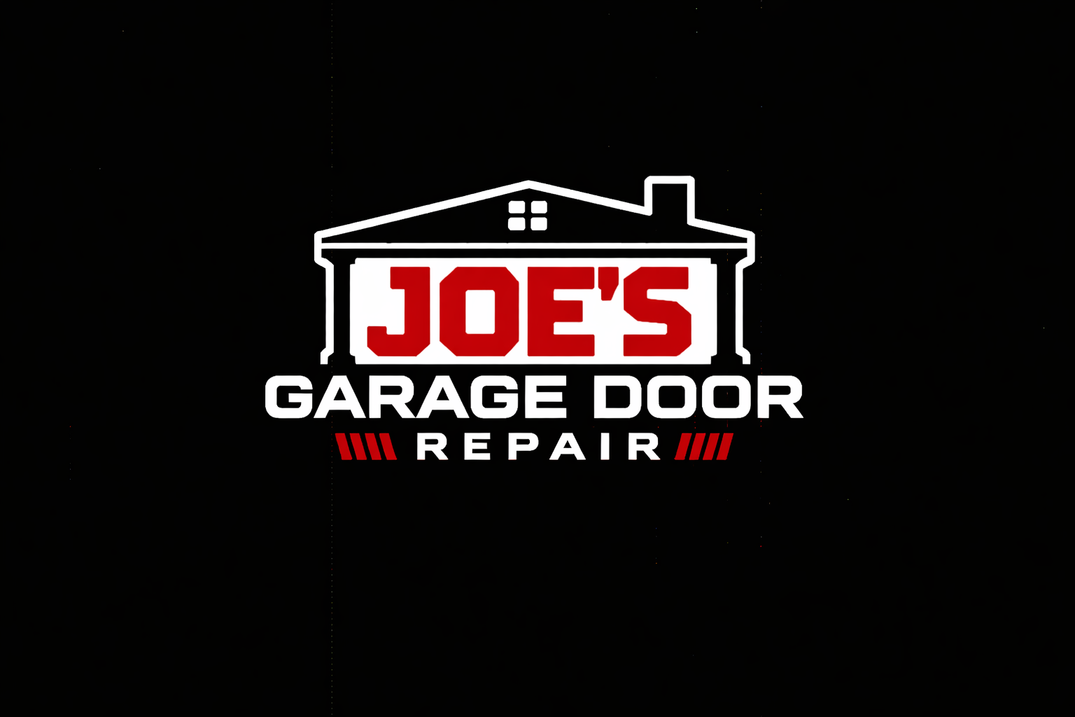 Joe's Garage Door Repair Logo