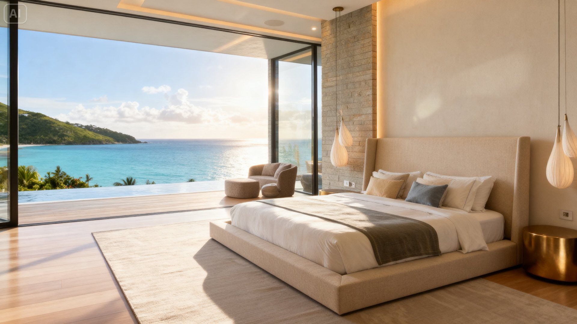 Modern luxury interior with architectural design