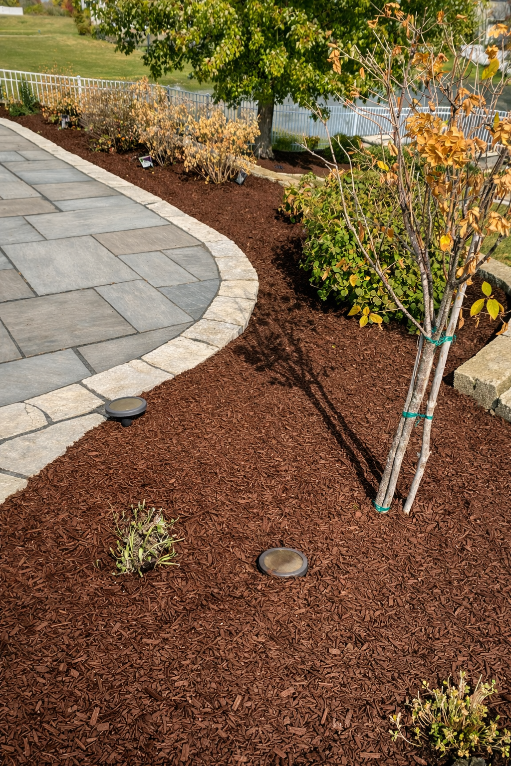 Mulch and landscaping by PCL Outdoor Innovations