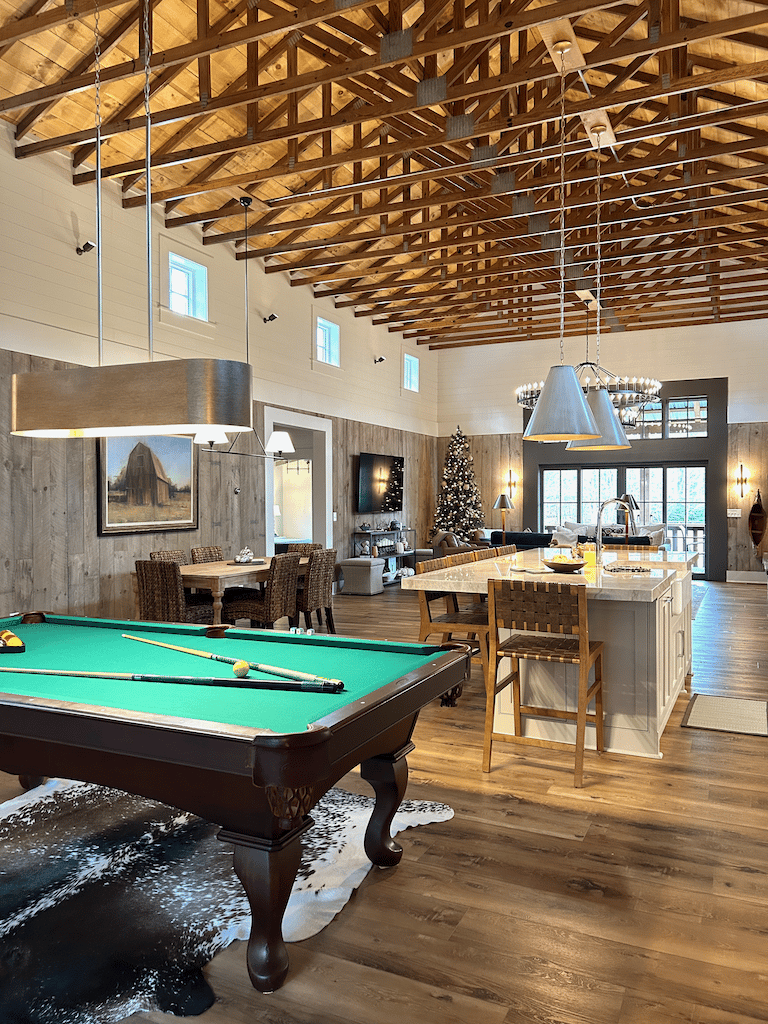 Open concept living area