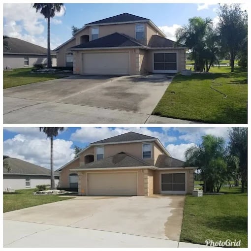 Residential pressure washing