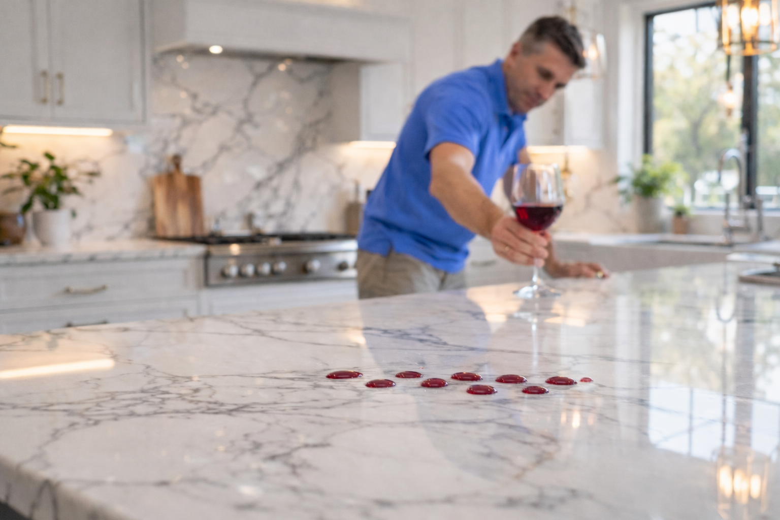 Better than Anti Etch and Tuffskin for marble sealing and marble countertop protection