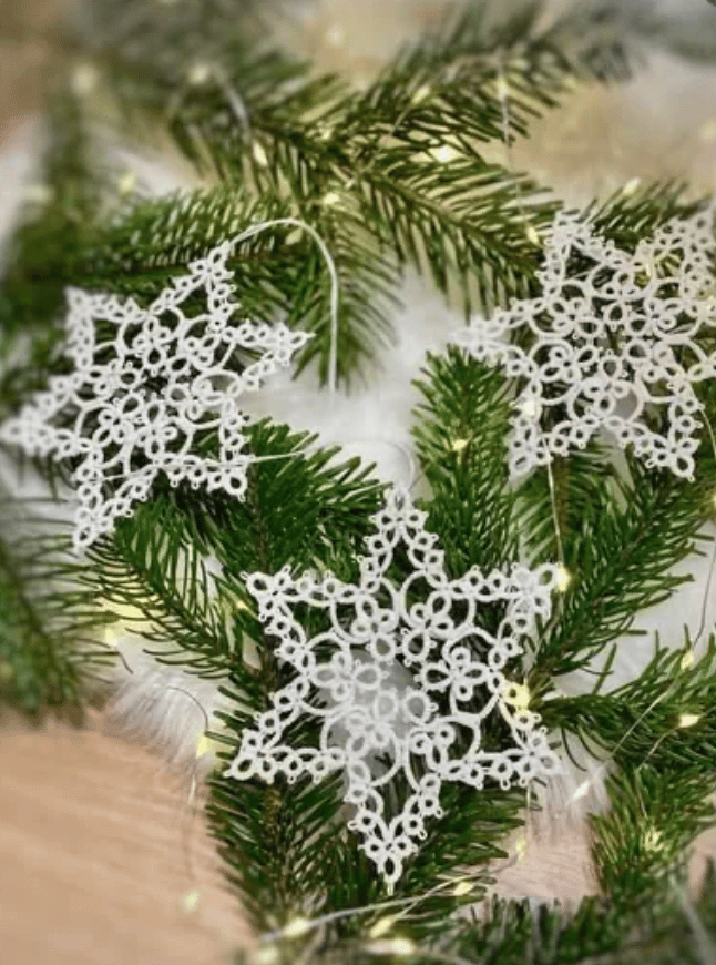 Gwiazdki frywolitkowe