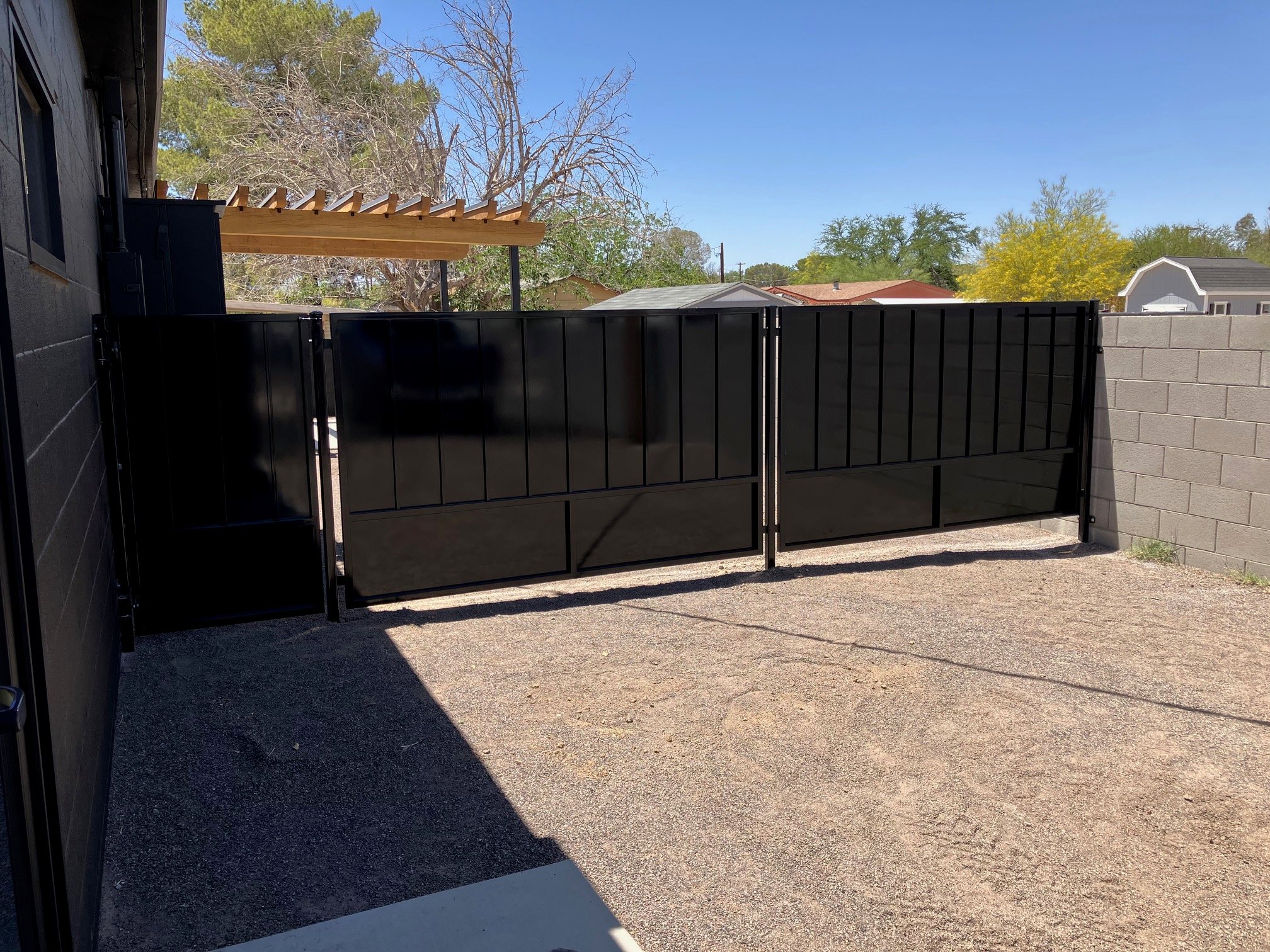 Custom gate entry
