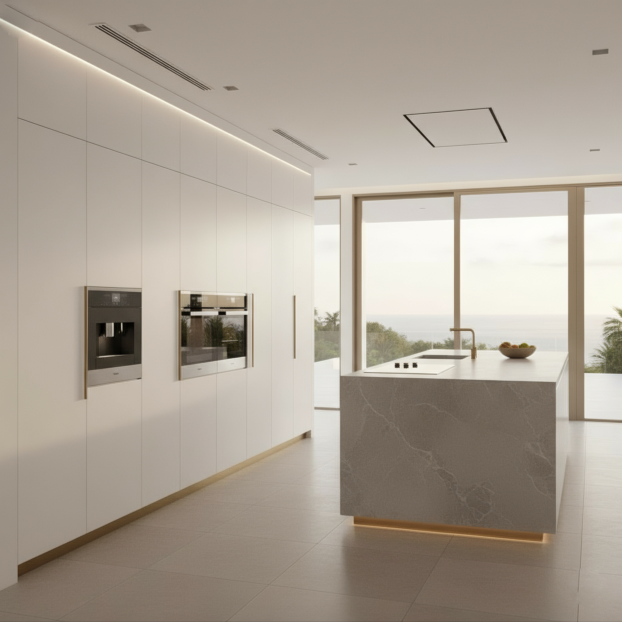 Miele appliances in cabinetry