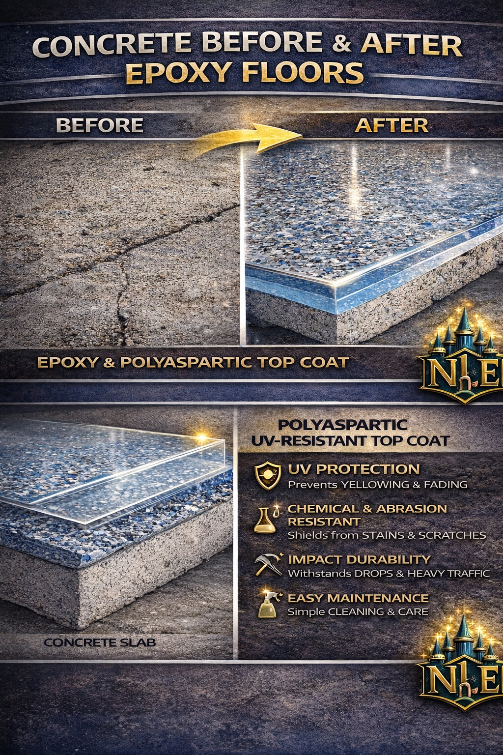 Epoxy Flooring System Analysis Infographic