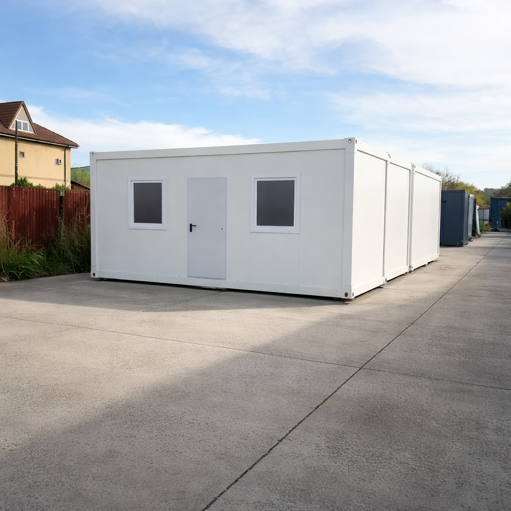 Container Wide Complet RAL9002