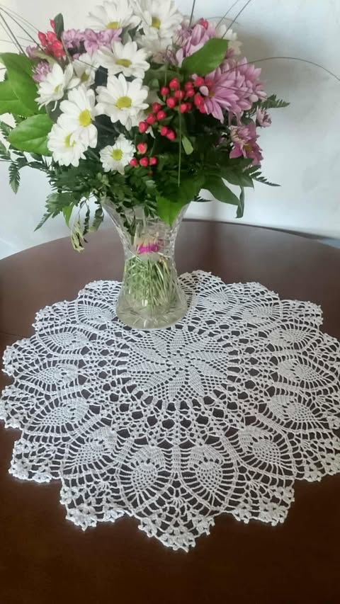 Dekoracja szydełkowa