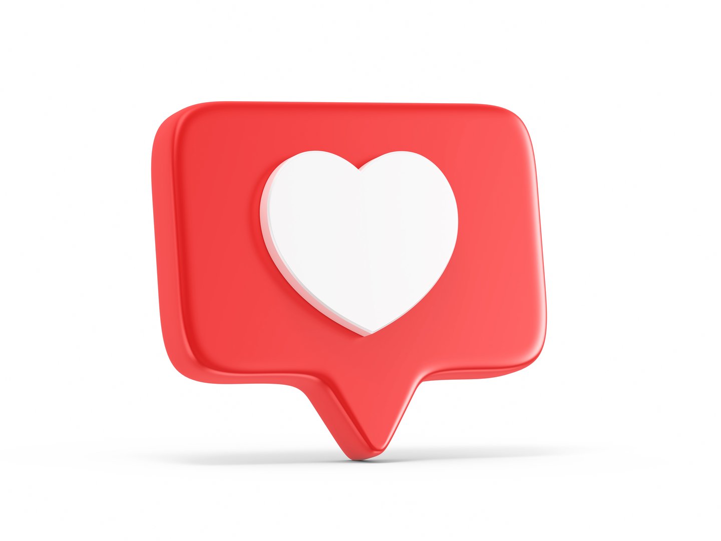 White heart icon