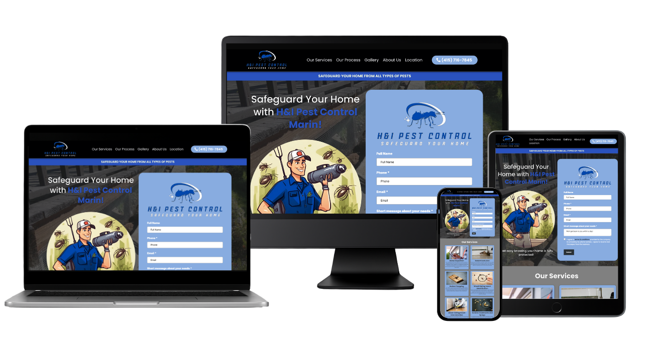 Pest Control website project