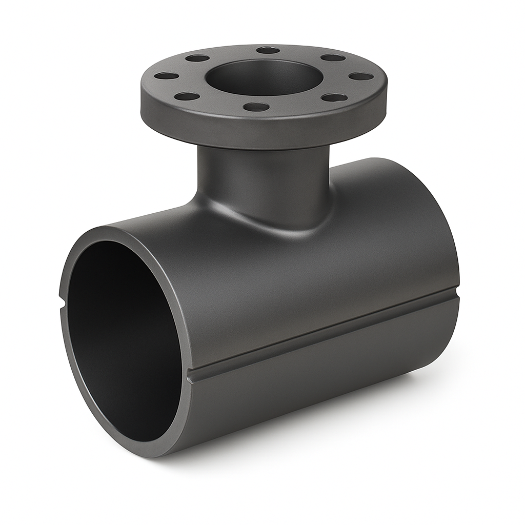 Te Bipartida Bridada pipe fitting