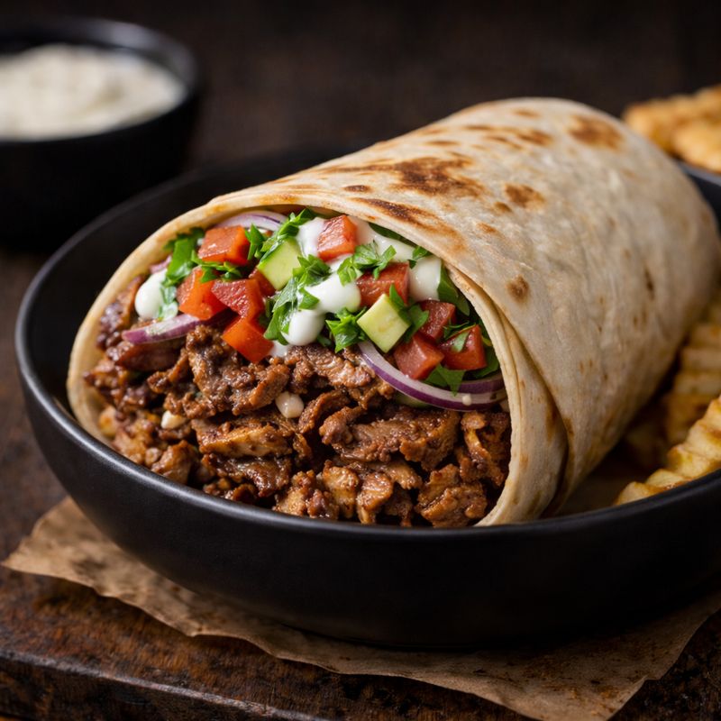Beef shawarma
