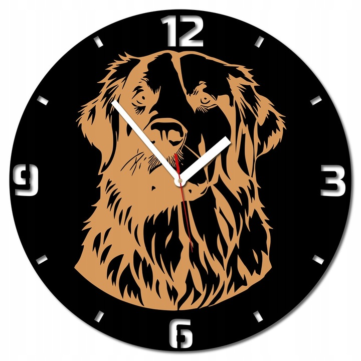 Zegar pies golden retriever