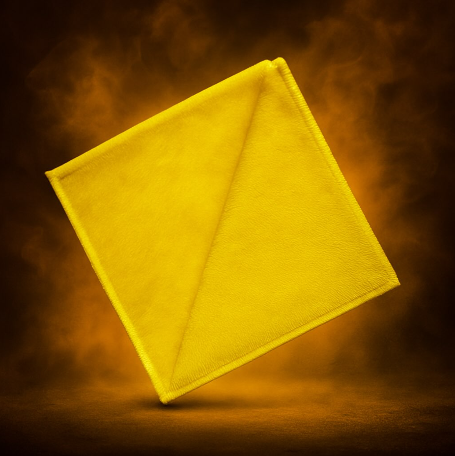 Pano de Microfibra Amarelo