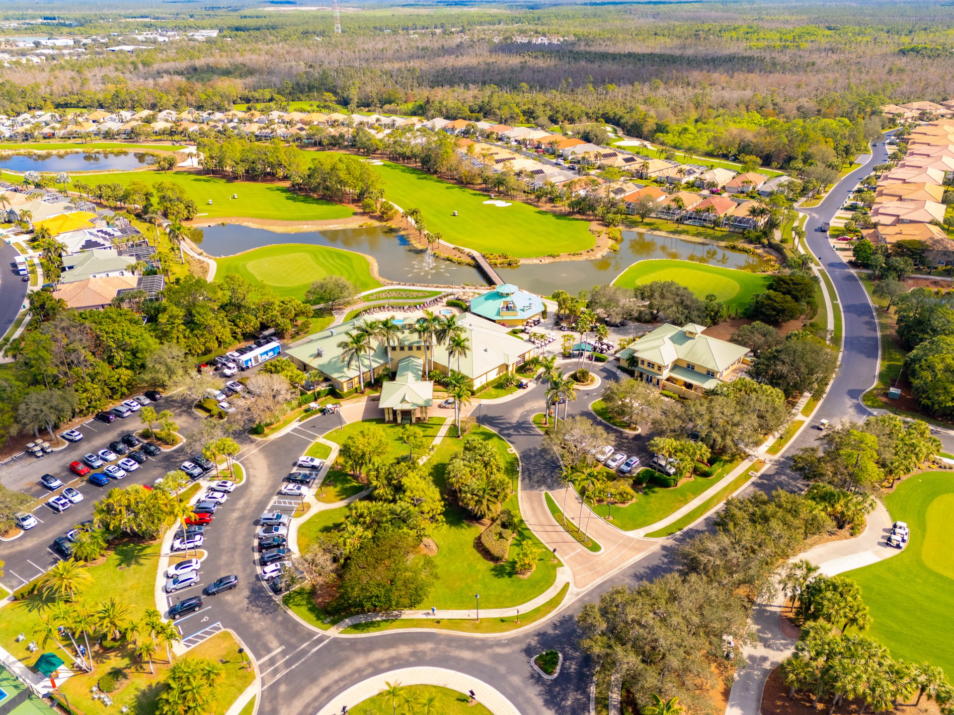 Grey Oaks golf course aerial view