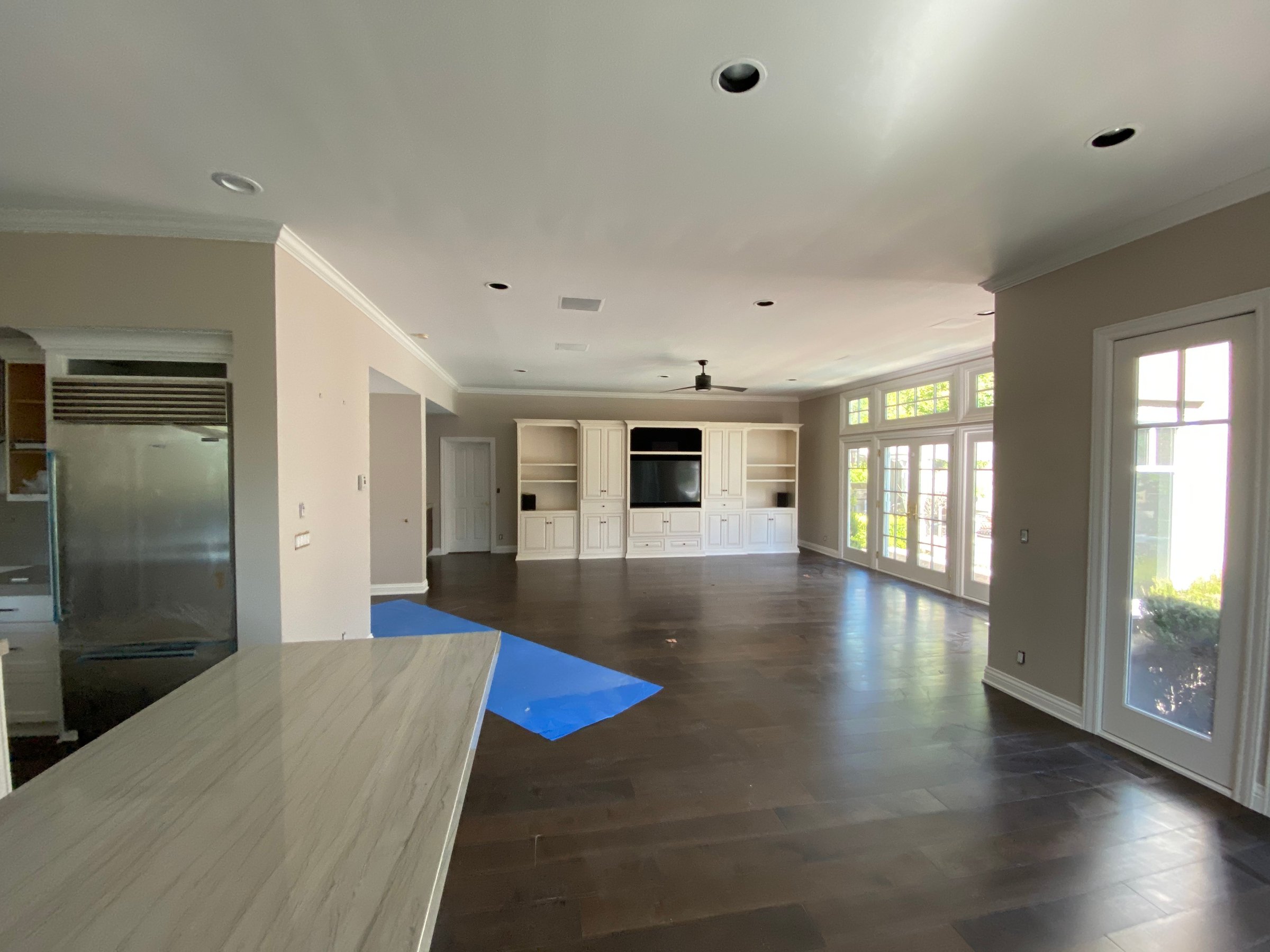 Professional painting project renovation