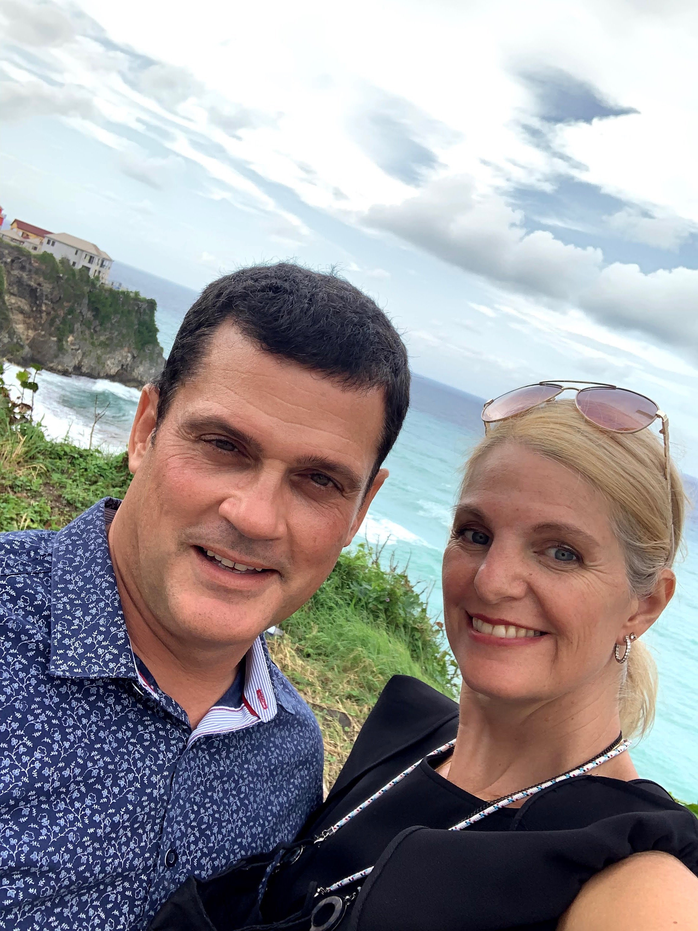 Emanuel and Sherry the day they began their adventure