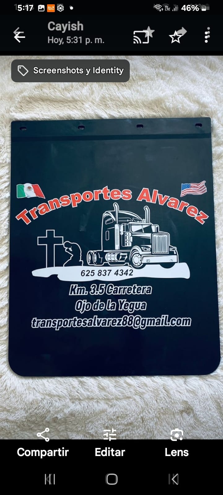 Lodera con diseño personalizado