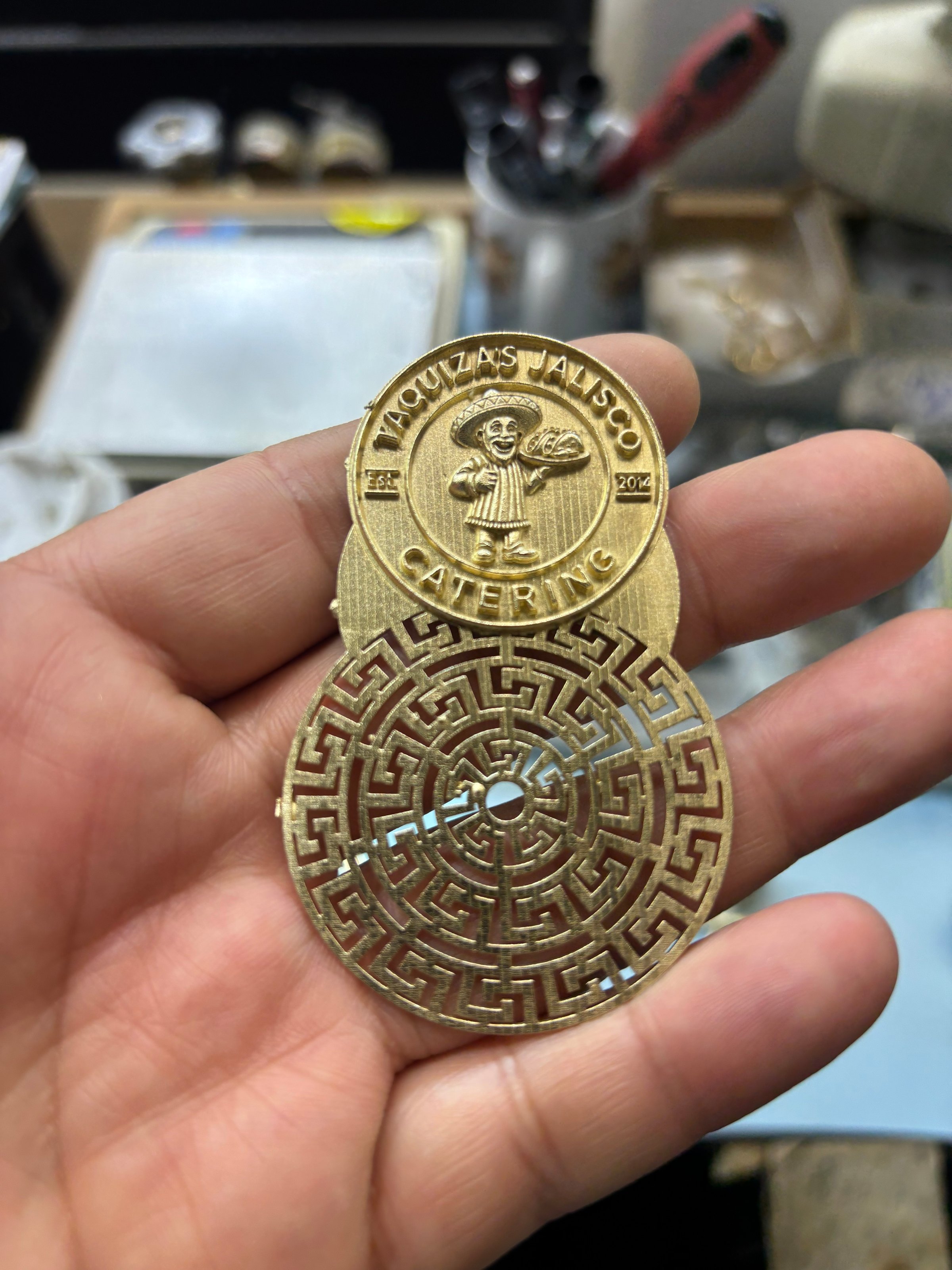 Custom jewelry design example