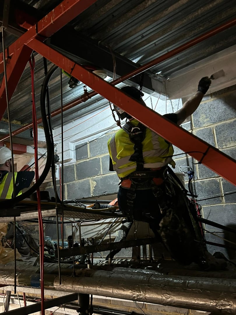 Fire compartmentation and protection work